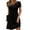 Black, variant on Summer Dresses for Women 2025 Vacation Sun Dress Women's A Line Dresses with Pockets Shift Dress Short Sleeve Beach Dress Loose T Shirt Dresses