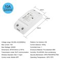 thumbnail image 3 of SONOFF Basic Wifi Switch funciona con Alexa para Google Home Timer 10A / 2200W Interruptor Abanopi Interruptor remoto inalámbrico, 3 of 7