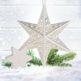thumbnail image 2 of Scentsicles Decorative Ornament, Metal White Star, White Winter Fir with Refill, 2 of 4