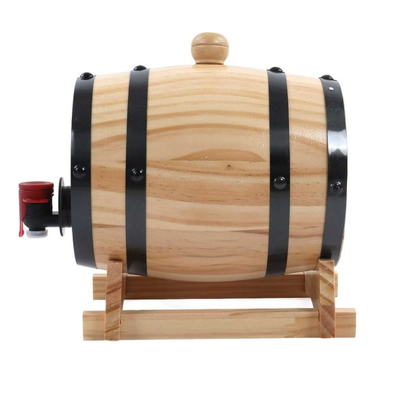 Wine Oak Barrels, Whiskey Barrel Dispenser Oak Aging Barrels Home Whiskey Barrel Decanter For Wine Spirits Beer Liquor