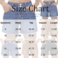 thumbnail image 3 of Summer Denim Hot Shorts Women High Waist Loose Comfy Pants Summer Casual Fashion Daily Jeans with Pockets, 3 of 5