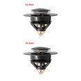 thumbnail image 3 of Yuarrent Bounce Core Pop-Up SINK DRAIN Baño Lavabo Fregadero Filtro Tapón Hair Catcher Colador Accesorios 33.5mm / 37mm Acero inoxidable Type1 NO1 Yuarrent CBP180510, 3 of 6