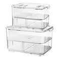thumbnail image 6 of YIKA Tupperware Container Fresh Container Organizer Bins Baskets Refrigerator Food Storage Containers Kitchen Storage White, 6 of 9