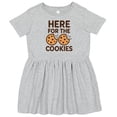 thumbnail image 3 of Inktastic Here for the Cookies Funny Food Girls Toddler Dress, 3 of 5