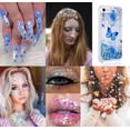 thumbnail image 3 of 3-D Colorful Laser Butterfly Sequins – Nail Art Flakes & Glitter Foil for Stunning Decoration TIKA, 3 of 3
