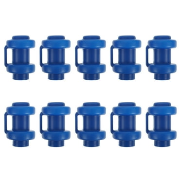 10Pcs Trampoline Enclosure Pole Hat Pole Tops Cover Plastic Trampoline Accessories