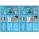 thumbnail image 1 of Dos juegos de pegatinas navideñas de dibujos animados para ventana, sala de estar, electricidad estática, copos de nieve, pegatinas navideñas para pared, 1 of 5