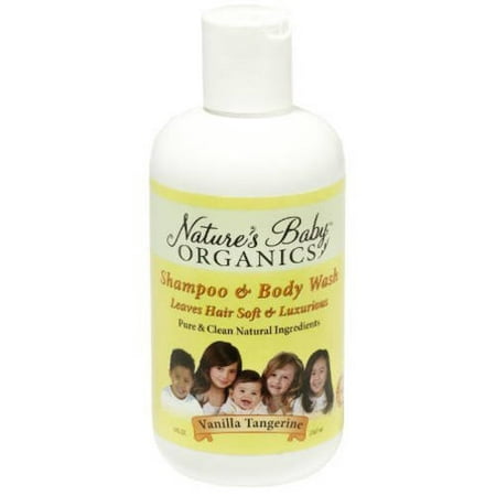 Nature's Baby Organics Shampoo & Body Wash, Vanilla Tangerine, 8 fl