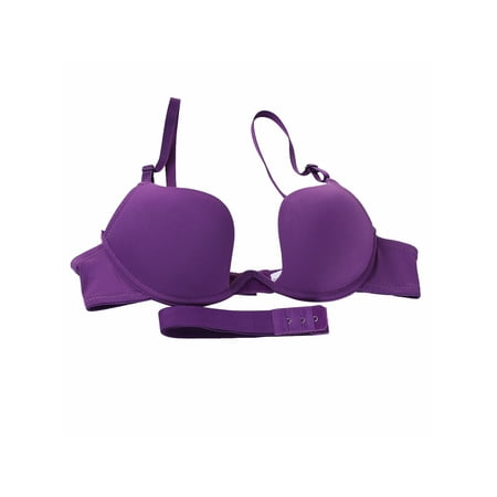 

YCCOTO Womens Sexy Deep U Neck Brassiere Bra Seamless Push Up Gather Bras Tops Underwear