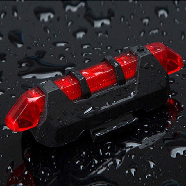 Bicicleta 2 luces LED de advertencia para patinete eléctrico, lámpara de seguridad para M365 Pro (rojo)