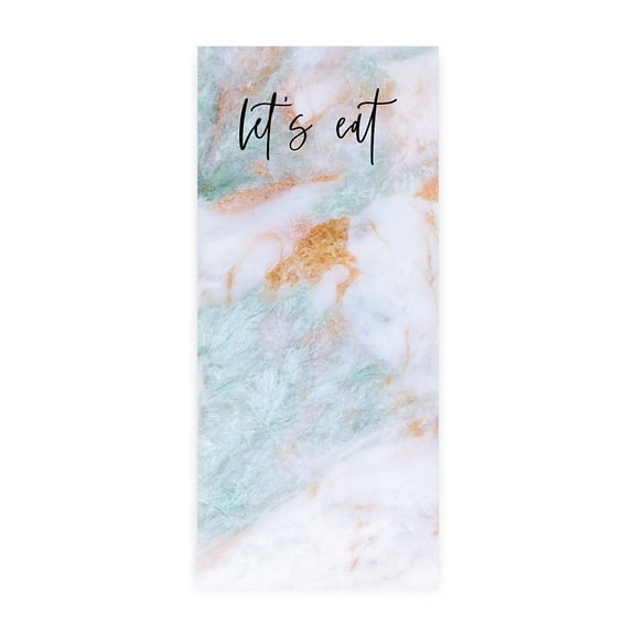 Koyal Wholesale Colorful Marble Agate Printable Wedding Paper Menu Cards for DIY Printer, Pack of 52