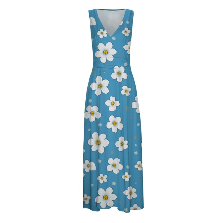 sachin and babi light blue dress Island Tribal Patterns main image 1