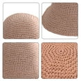 thumbnail image 3 of Sombrero de paja para mujer, sombrero de pescador tejido, sombrero de playa, gorra plegable, gorras de verano, sombrero de pescador para mujer, 3 of 5