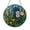 Acrylic 3.5 Inch, variant on Botanical Wildflower Meadow Stained Glass Style Suncatcher, Decorative Floral Window Hanging Panel, Nature Garden Art Decor Accent, Spring Gift Idea