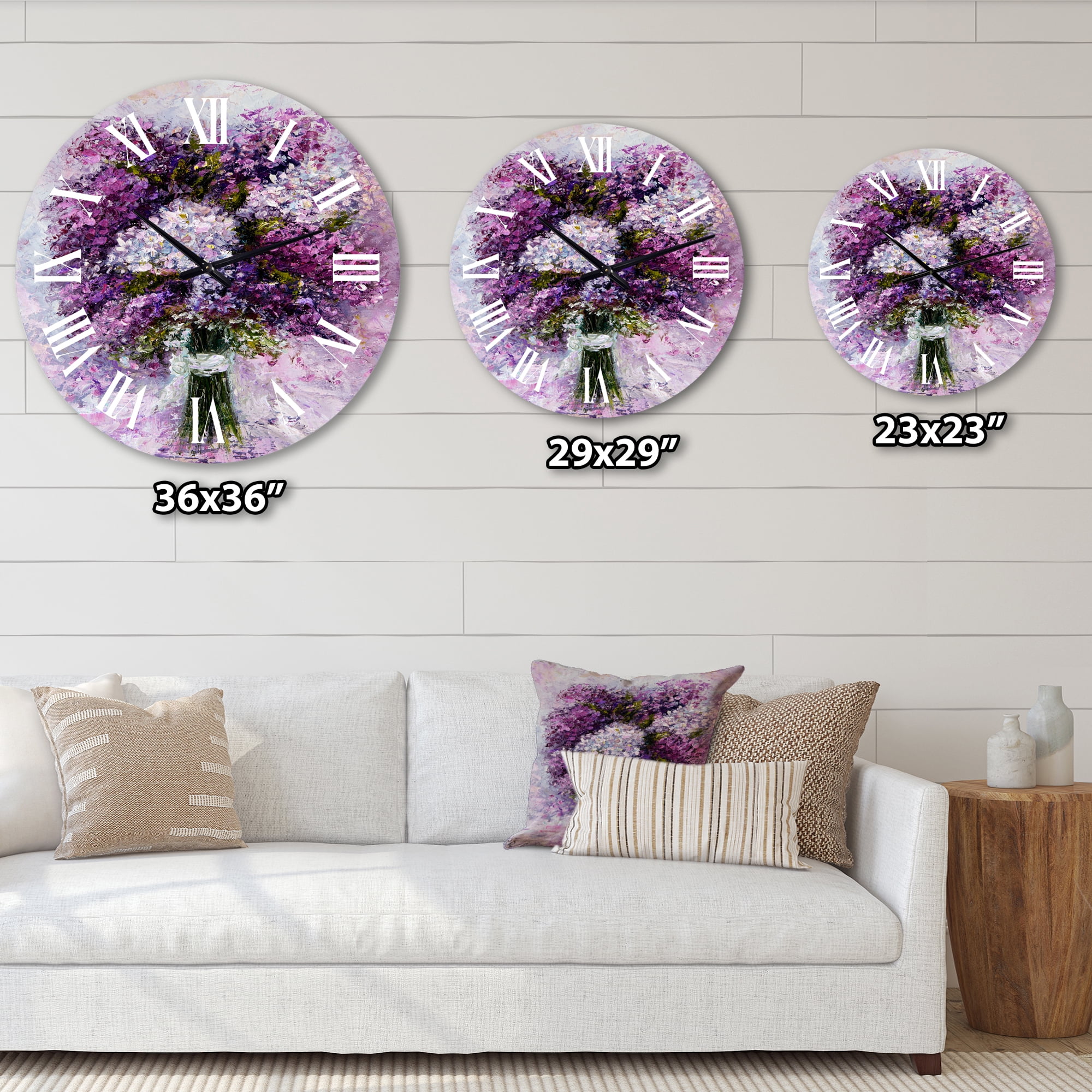 Designart 1 in Traditional Wall Clock
