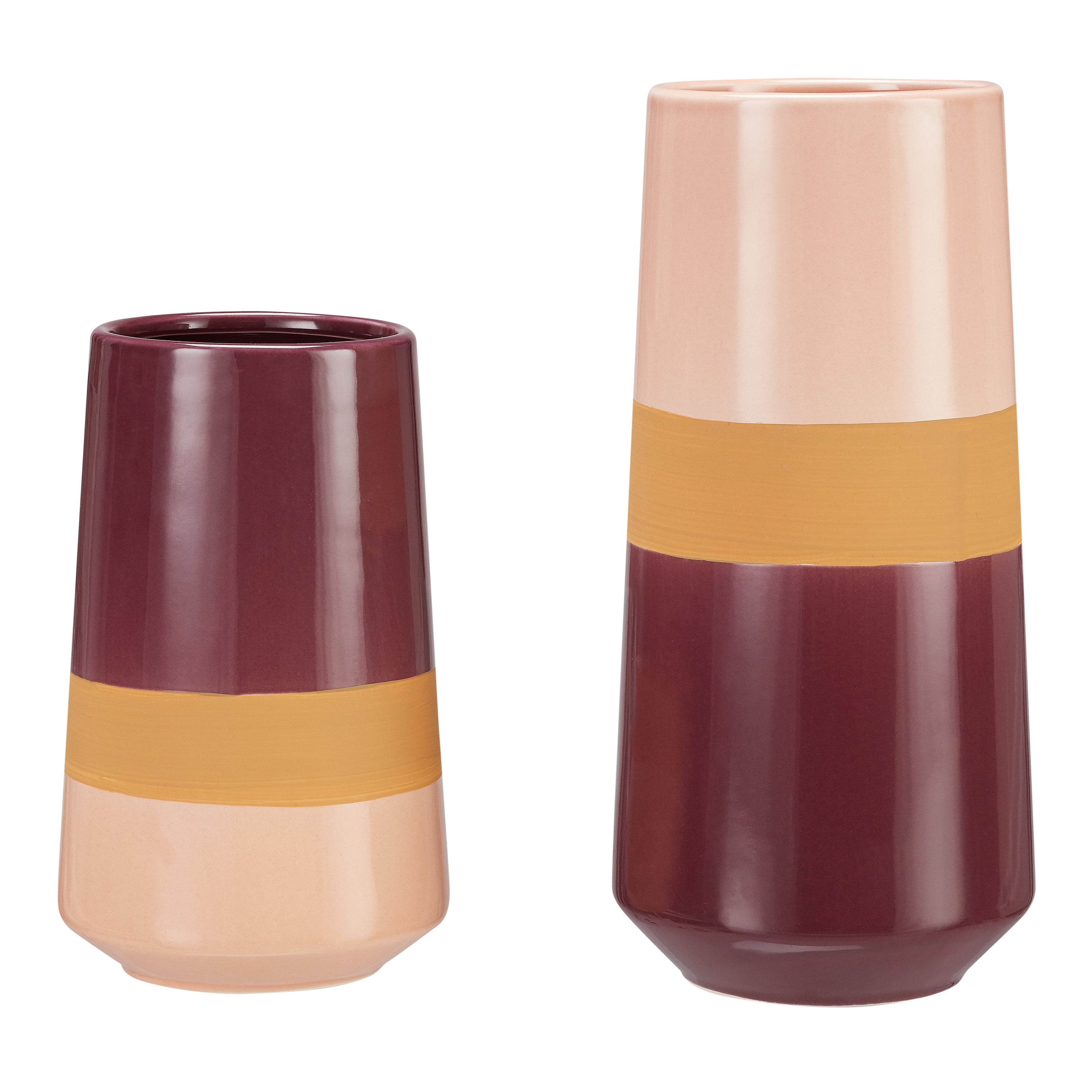 Medium Gold & Blue Zuo Modern A11067 Zuo Link Covered Jar Medium Gold & Blue Zuo Modern A11067 Zuo Link Covered Jar