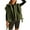 Armygreen, variant on PUWEI Women's Fuzzy Fleece Vest Jacket Sleeveless Sherpa Vest Button Down Warm Gilet with Pockets