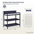 thumbnail image 5 of Dream On Me Jax Universal Changing table Navy, 5 of 9