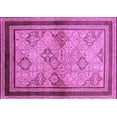 thumbnail image 1 of Ahgly Company Indoor Rectangle Oriental Purple Traditional Area Rugs, 7' x 9', 1 of 4