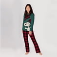 thumbnail image 2 of Peanuts Christmas Pajamas – Women's, 2-Piece Pajama Set Holiday Sleepwear, 2 of 2