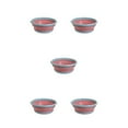thumbnail image 3 of ZheElen Foldable Pan For Traveling Non-toxic And Good Hand Feeling Not Easy To Break Washbasin Portable Blue M 5Set, 3 of 6