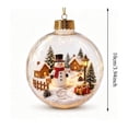 thumbnail image 2 of LED Christmas Story Hanging Ornament, 3D Lighted Holiday Pendant, Decorative Christmas Tree Accent for Mantel Window Party Seasonal Home Decor and Festive Display, F, 2 of 6