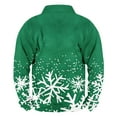 thumbnail image 3 of successthop Mens Christmas Sweatshirts Snow Quarter Zip Long Sleeve Top Pullover Streetwear with Pocket Sweaters, 3 of 3