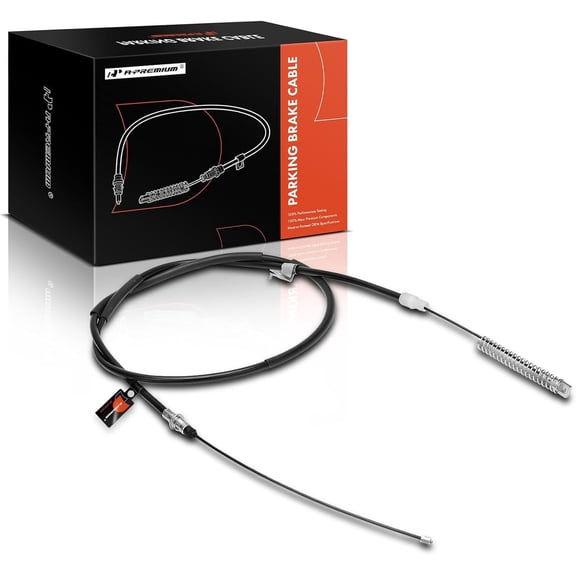 A-Premium Rear Driver Side Parking Brake Cable Assembly Compatible with Chevrolet and GMC Models: Silverado 1500 2014-2018, 2500 HD, 3500 HD 2014, Sierra 1500, 2500 HD, 3500 HD - Replace# 22743005
