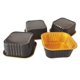thumbnail image 5 of 25pcs 150 Ml Aluminio Foil Cuadrado Mini Pastel Horno Con Tapas Y Cucharas (oro), 5 of 9