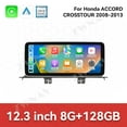 thumbnail image 2 of ZWNAV 12.3 inch Android 14 Car Radio CarPlay For Honda Accord Honda Crosstoyr 2008-2013 Touch Screen Multimedia Player GPS Navigation Head Unit DSP WIFI, 2 of 14
