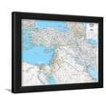 thumbnail image 1 of 2014 Middle East  National Geographic Atlas of the World, 10th Edition, Framed Art Print Wall Art by National Geographic Maps Sold by Art.Com, 1 of 1