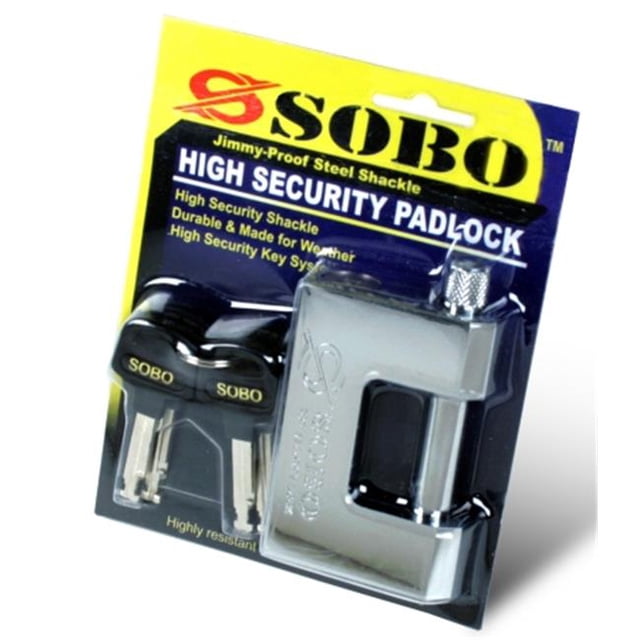 FJM Security SPSA60-CR-KA Serrure Étanche Sobo Jimmy- 60 mm - Clé Identique - Pack de 2