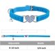 thumbnail image 5 of Collar de gato Heart Bling con cinturón de seguridad y campana ajustable de 8 a 10 pulgadas para gatos gatitos (azul), 5 of 5