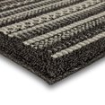 thumbnail image 3 of Hometrends Field Line Black Polyester Accent Rug, 3 of 4