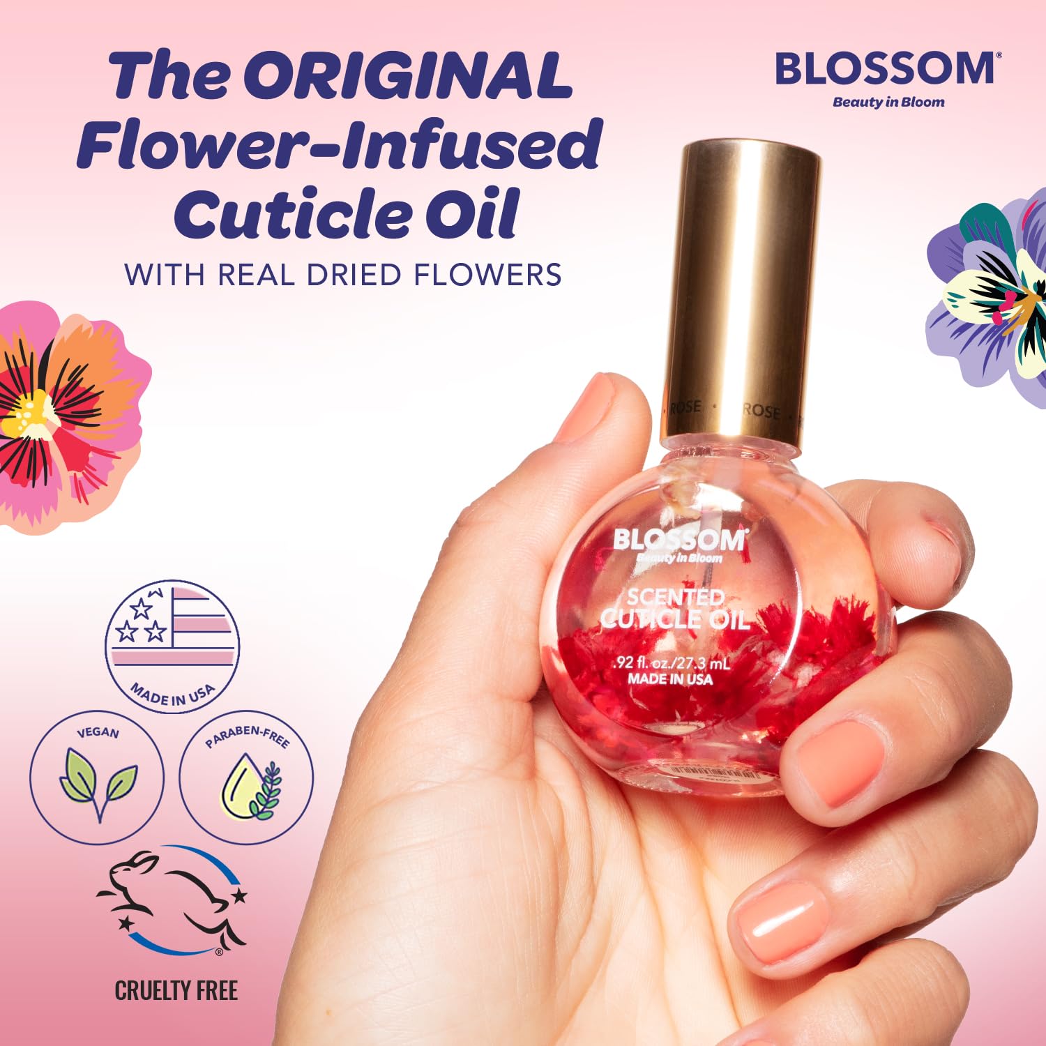 Blossom Rose Scented Cuticle Oil photo 5