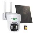 thumbnail image 1 of Camara de seguridad Manshur UB6 4G LTE solar exterior 2K 3MP PTZ 360 vision nocturna color, 1 of 5