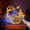 pumpkin, variant on Halloween 3D Illusion Night Lights Desk Lamp,for Halloween Party Gifts Decorations Lamp