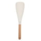 thumbnail image 1 of GOOHOCHY 1 cuchara de cocina de silicona, cuchara para sopa de arroz, cuchara para arroz suave con mango de madera., 1 of 8