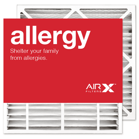 Merv 11 Bryant Replacement - AIRx Filters Allergy 24x25x4 Replacement Air Filter MERV 11 for Bryant Carrier EXPXXFIL0024 EXPXXFIL0324 FILBBCAR0024 FILBBCAR0124 FILBBFTC0024, 2-Pack