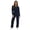 Navy Blue, variant on Women's Coverall Jumpsuit Long Sleeve Zipper Closure Workshop Overall Full-body Work Wear Uniforms Red S