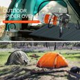 thumbnail image 2 of Horno de gas plegable para exteriores, cocina de 3KW, estufa de araña, accesorios para acampar y caminar Hugtrwg Para estrenar, 2 of 9