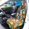 thumbnail image 2 of Uorisanigo Daisy Car Seat Towel Cover Front Car Seat Covers Universal Front Seat Cover Waterproof Soft Auto Seat Covers Anti-Slip Universal Fit for Auto Truck Van SUV, 2 of 6