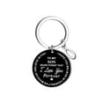 thumbnail image 4 of Creative DIY To My SON Black Stainless Steel Last Name 26 Letter Keychain 2.5cm, 4 of 8