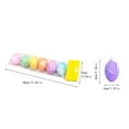 thumbnail image 2 of Easter Foam Eggs, Festive Decoration Props for DIY Easter Egg Ornaments and Holiday Scene Decorations, Lightweight Styrofoam Craft Eggs (6 Per Pack), 2 of 5