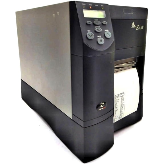 Restored Zebra Z4M Industrial Thermal Transfer/Direct Thermal Label Printer 305 dpi, Serial/Parallel - (Z4M0010010000) (Refurbished)