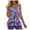 A33-Purple, variant on 2026 Women Two Piece Tankini Swimsuit Tummy Control Long Torso Top and High Waisted Boyshorts Bathing Suits(Purple,XXXXL)