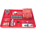thumbnail image 3 of Tool Drawer Organizer Tray - 10-Compartment Home & Garage Tool Tray - Stackable Workbench Toolbox Organization Holder for Small Parts, Batteries, Supplies - Made in The - OT10R Red, 3 of 6