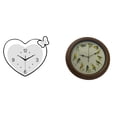 thumbnail image 1 of Reloj de pared,Reloj de pared acrílico para oficina en casa,sin tictac,Reloj de pared,Reloj de pared de pájaro cantor de 10 pulgadas para decoración del hogar,Relojes de pared decorativos, 1 of 7