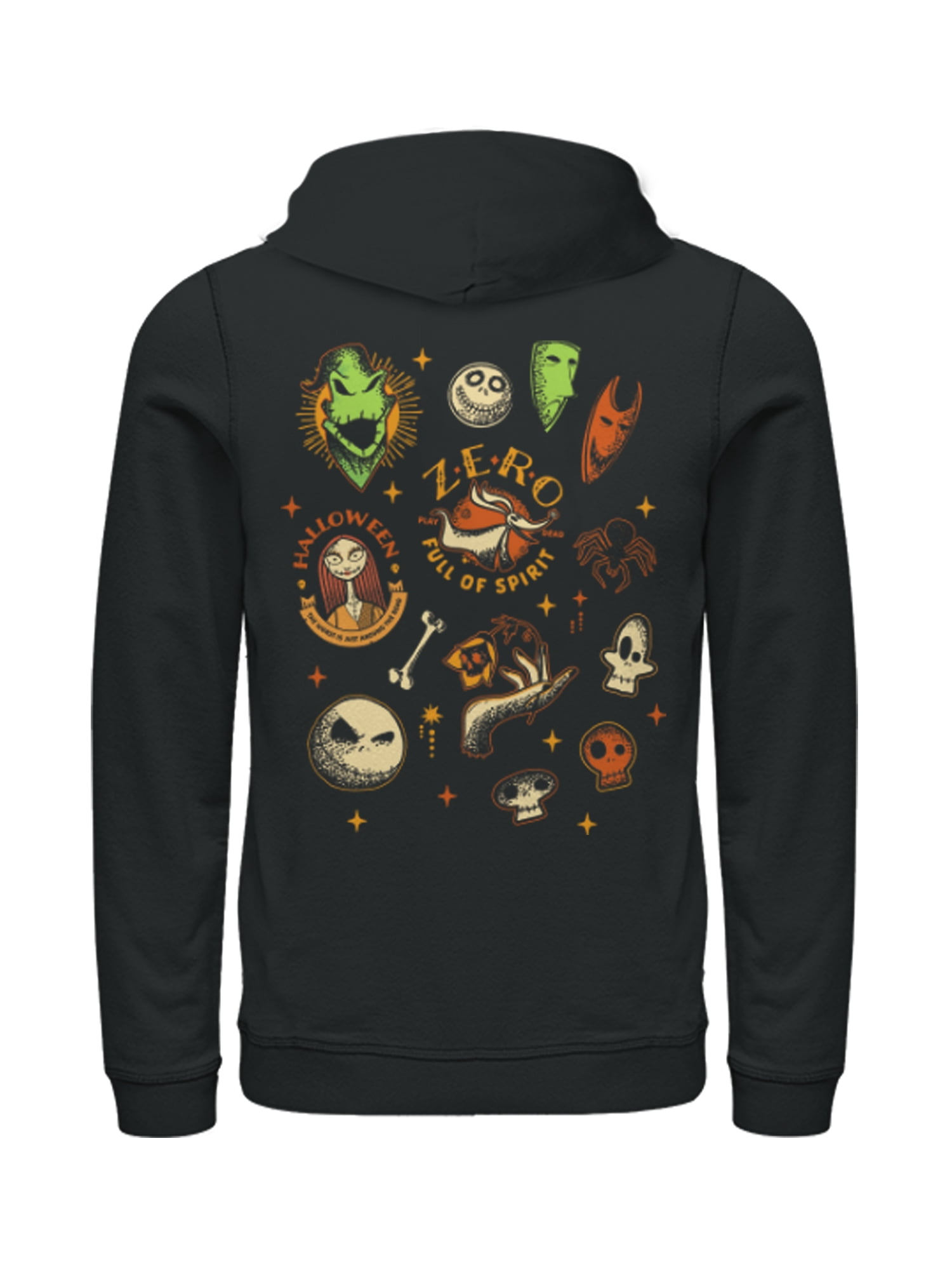 The Nightmare Before Christmas, Men's & Big Men's Graphic Hoodie, Flash Nightmare, Sizes S-3XL