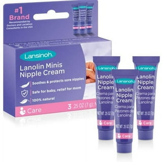 Lansinoh Lanolin Nipple Cream, 1.41 & .25 oz Tubes